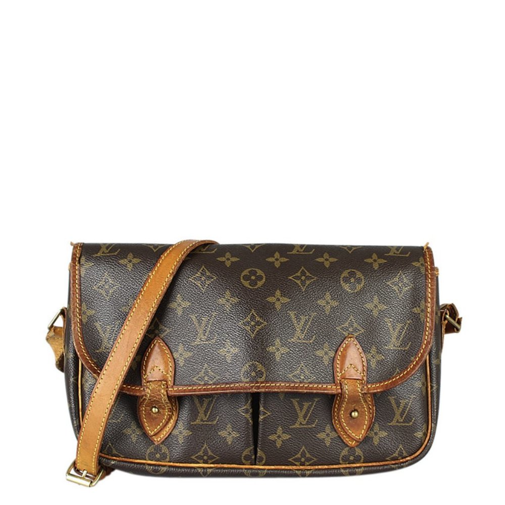 Louis Vuitton Sac Gibeciere MM Monogram Coated Canvas Shoulder Bag 206602
